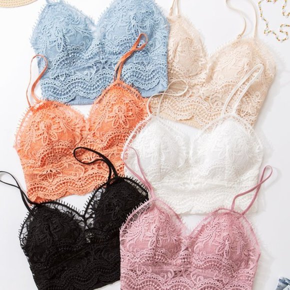 Eyelash Lace Brami Top - Picture 1 of 8